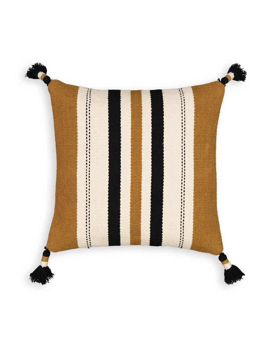 Palia Striped 45 x 45cm 100% Cotton Cushion Cover