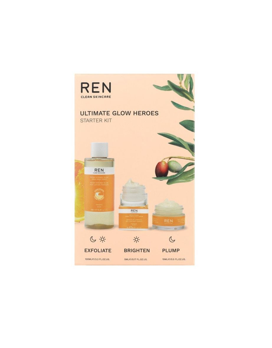 Ren Skincare Radiance Ultimate Glow Heroes Starter Kit