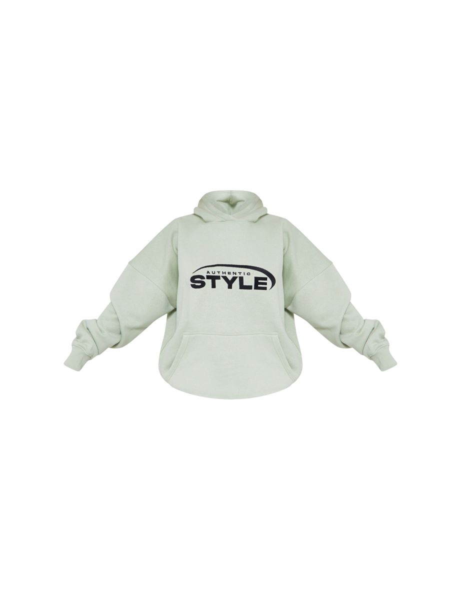 Sage Authentic Style Oversized Hoodie - 4