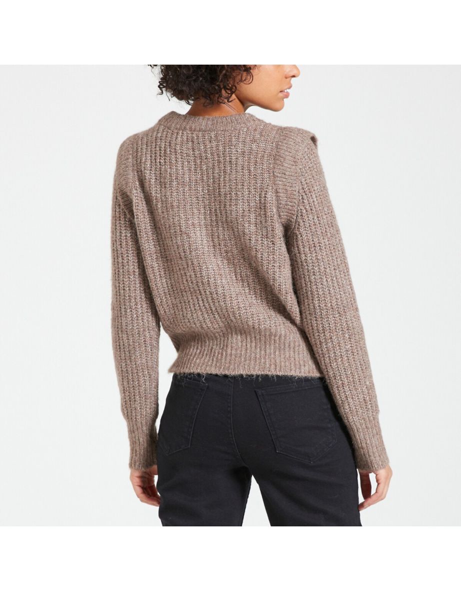 Short Jumper/Sweater with Shoulder Details - 4
