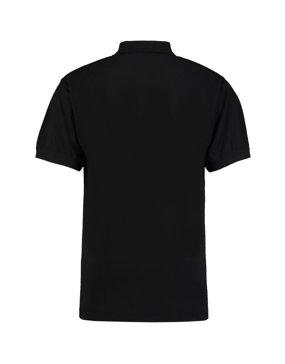 Kustom Kit Workwear Mens Short Sleeve Polo Shirt - Black - 1