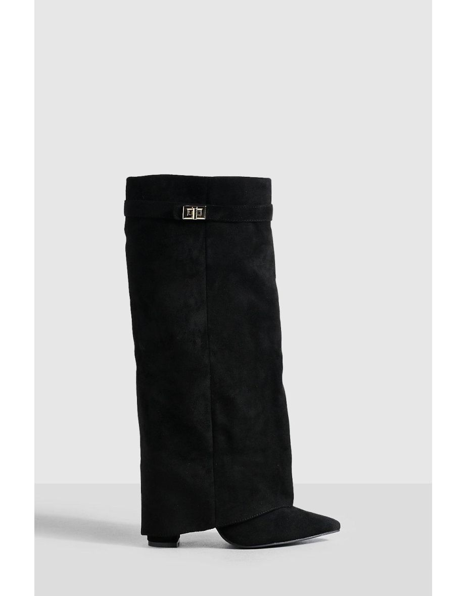 Knee high fold over on sale boots