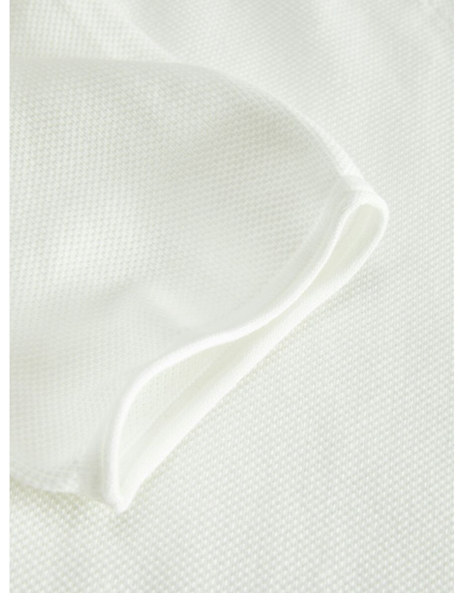 Buttonless Knit Polo Shirt - 2