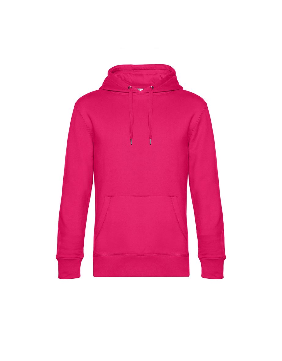 B&C Mens King Hoodie - Magenta Pink