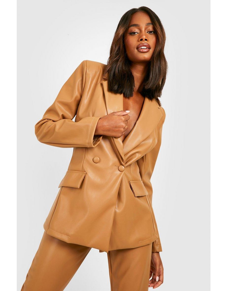 Camel tailored blazer sale