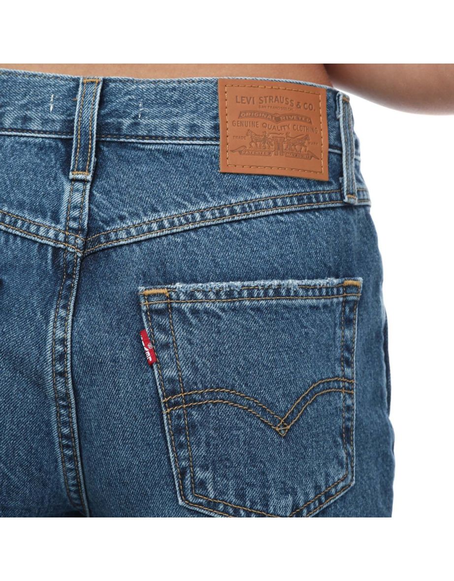 Women's Levis 80's Mom Jeans in Blue - 2