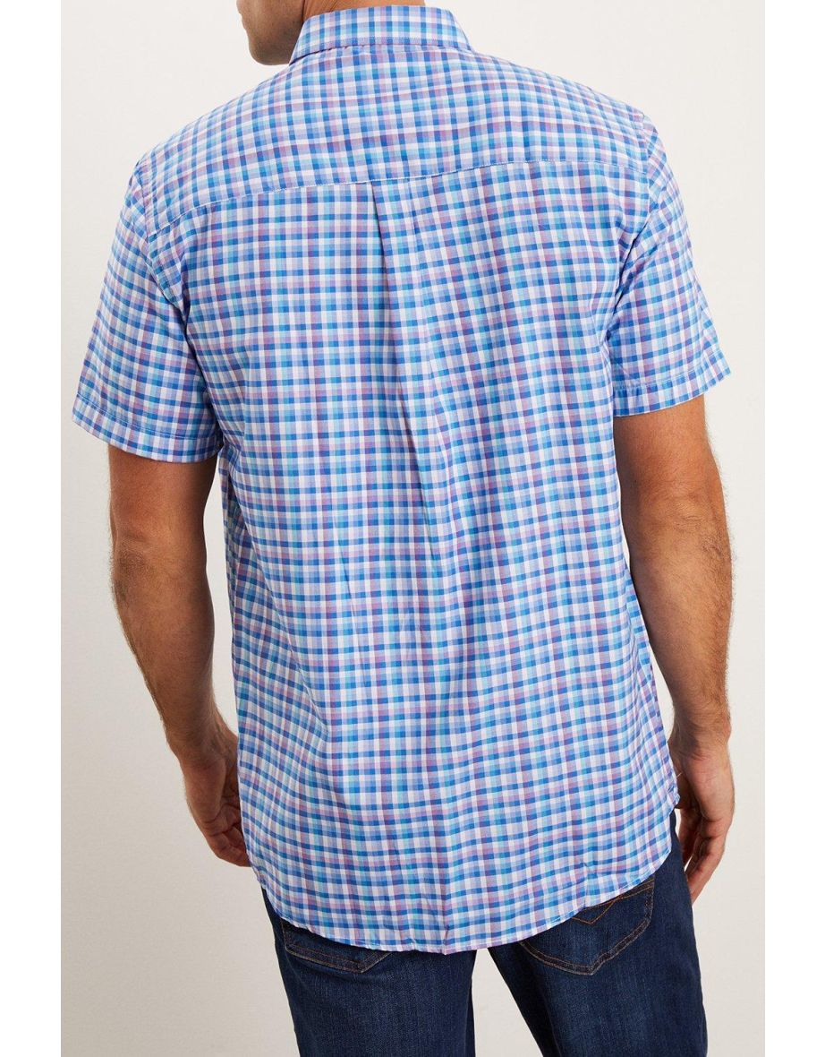 Shepherds Check Shirt - blue - 2