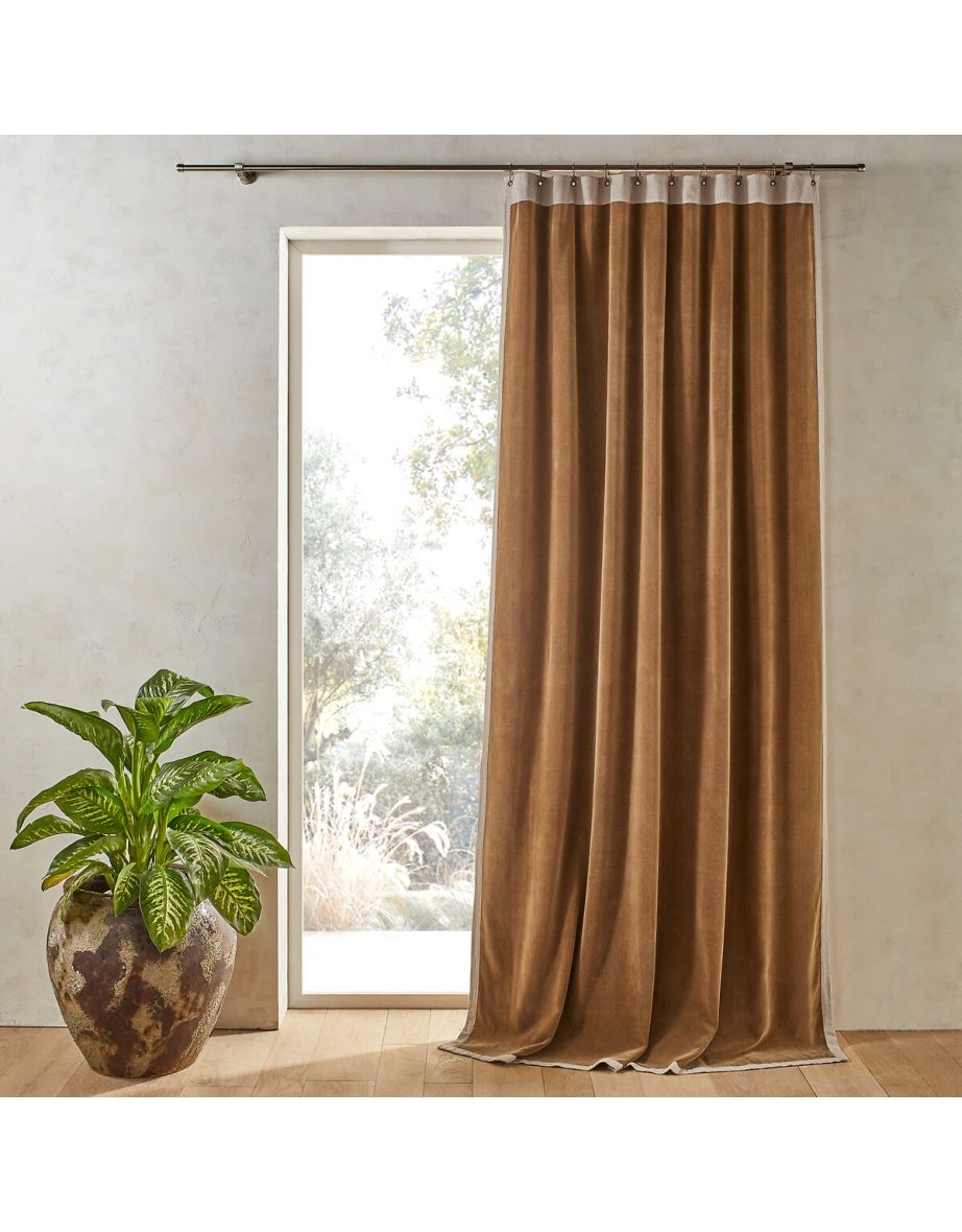 Venita Cotton Velvet & Linen Curtain