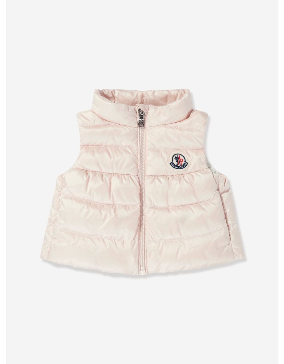 Baby Girls Down Padded Hiva Gilet in Pink