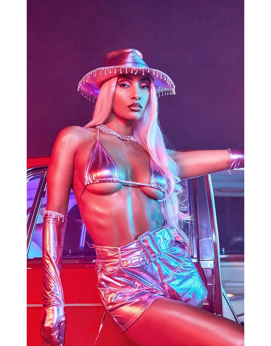 Pink Space Cowgirl Fancy Dress Costume