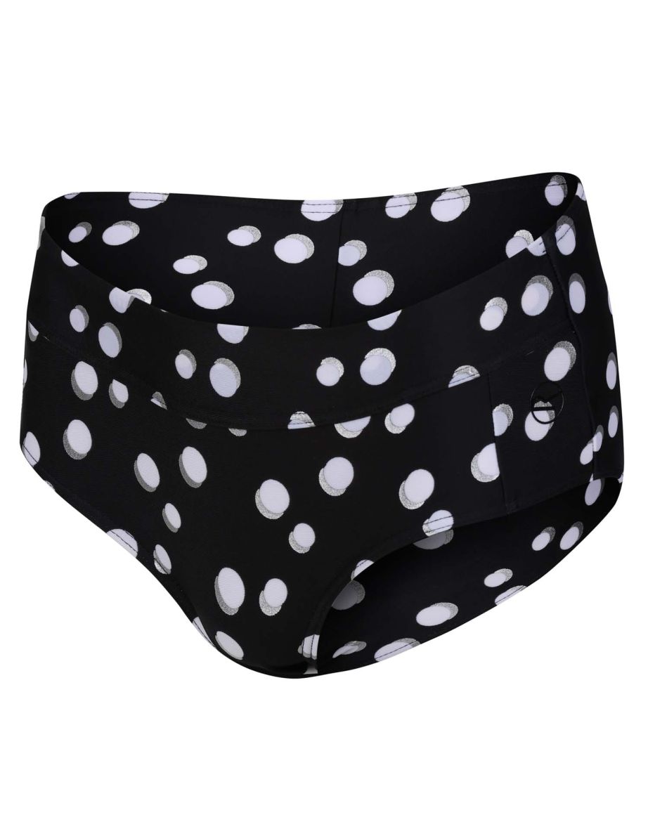 Women's Regatta Paloma Swim Briefs Bottoms in Black