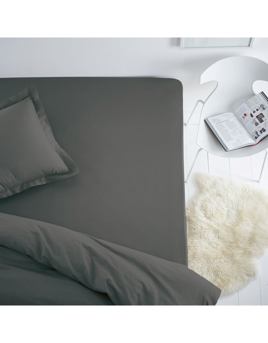 Stretch Cotton Jersey Fitted Sheet