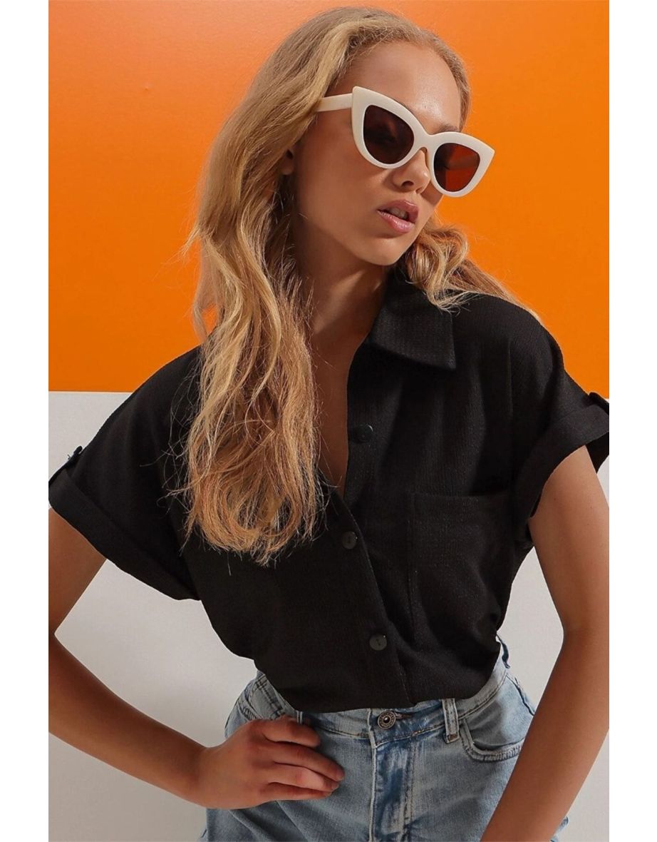 Shirt - Black - Regular fit