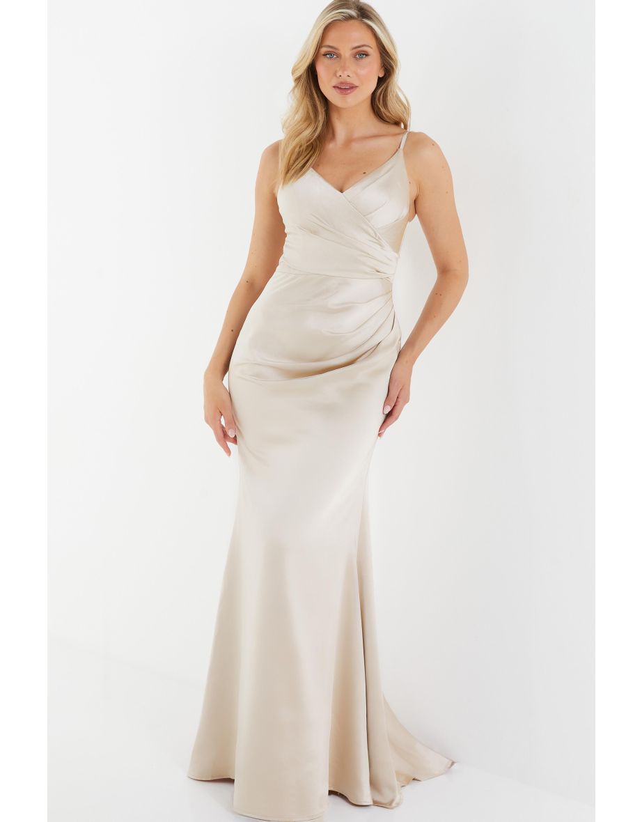 Champagne maxi dress top uk