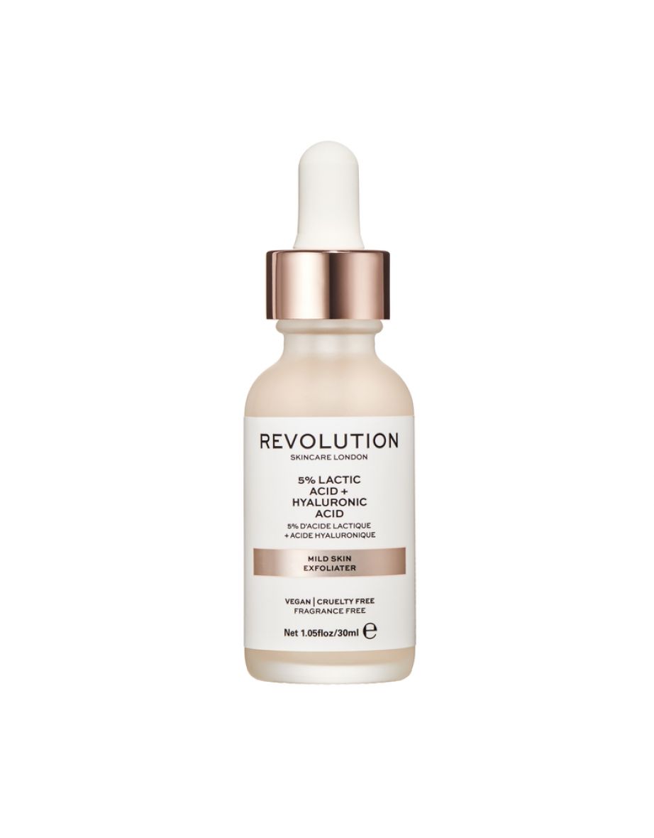Rev Skin Mild Exfoliator - 5% Lactic Acid + Hyaluronic Acid - 3