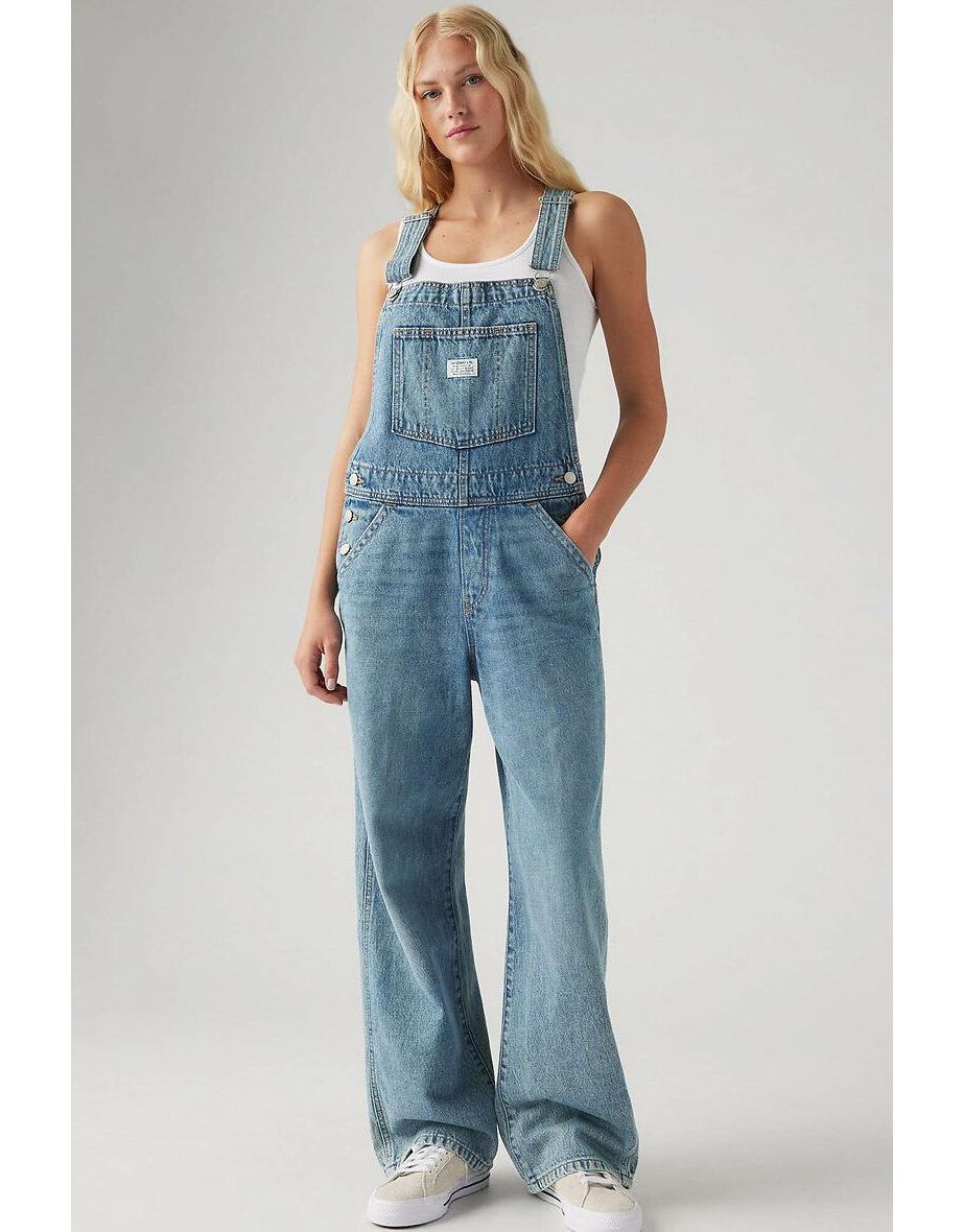 Denim Baggy Dungarees