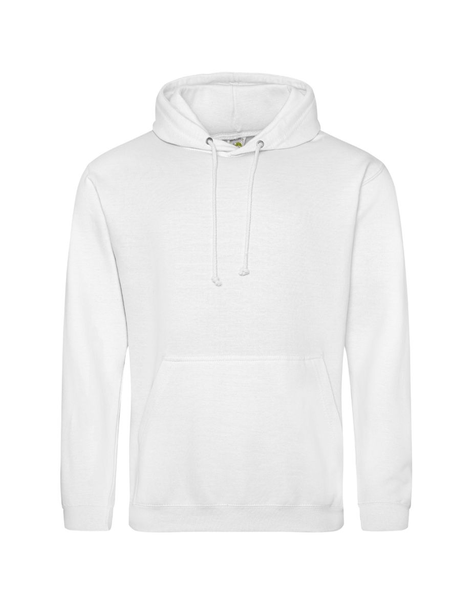 Awdis Unisex Adult College Hoodie - Arctic White