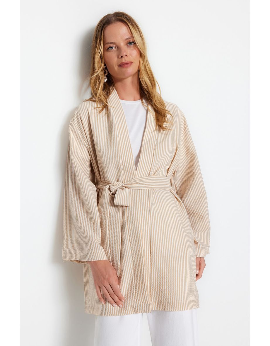Kimono & Kaftan - Beige - Relaxed fit