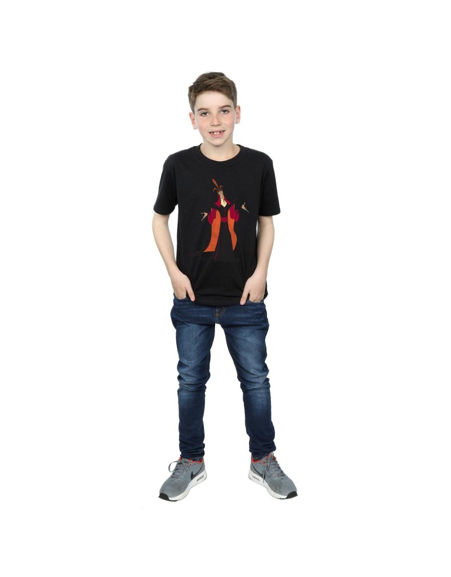 Disney Boys Aladdin Classic Jafar T-Shirt - Black
