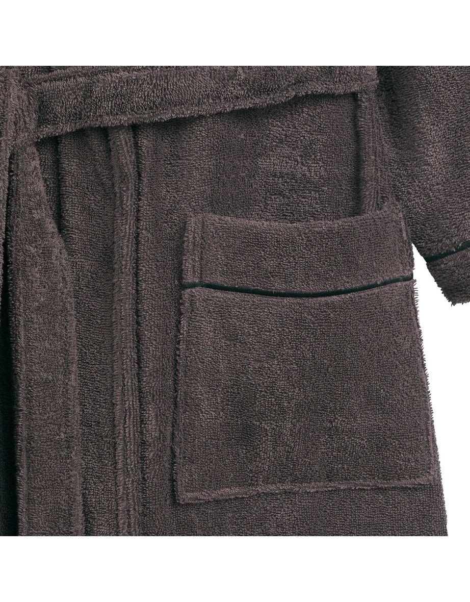 Victor 100% Cotton Towelling Shawl Bathrobe - 4