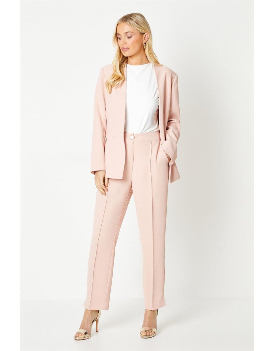 Petite Split Detail Tapered Trousers