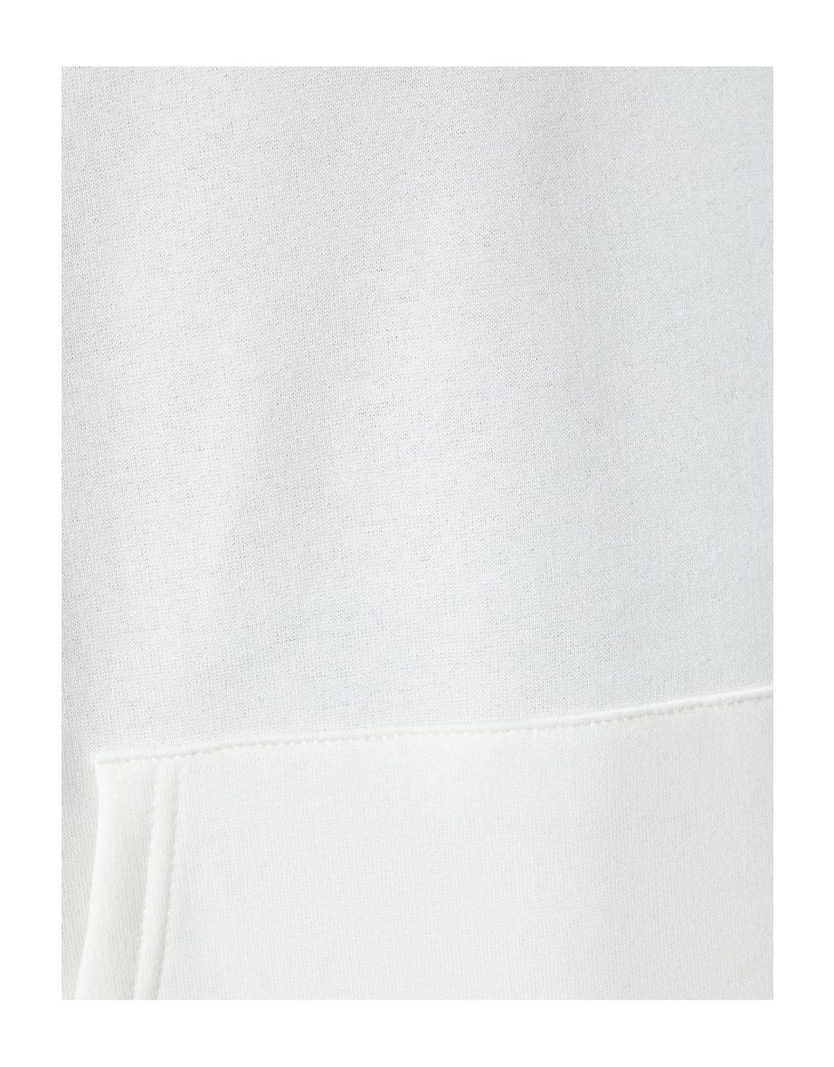 Oversize Long Sleeve Kangaroo Pocket Detail Raised Hoodie - 5