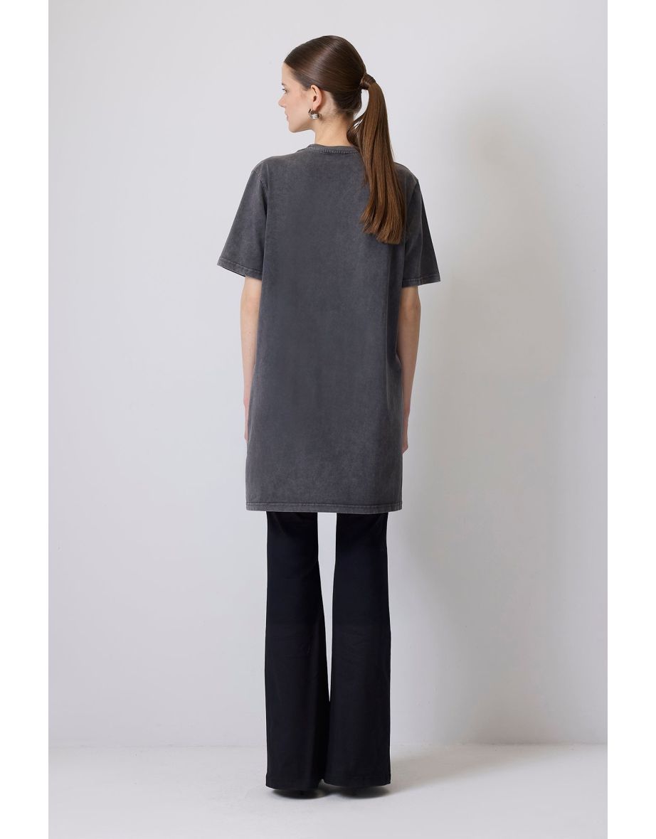 HALF SLEEVE LONG TUNIC - 3