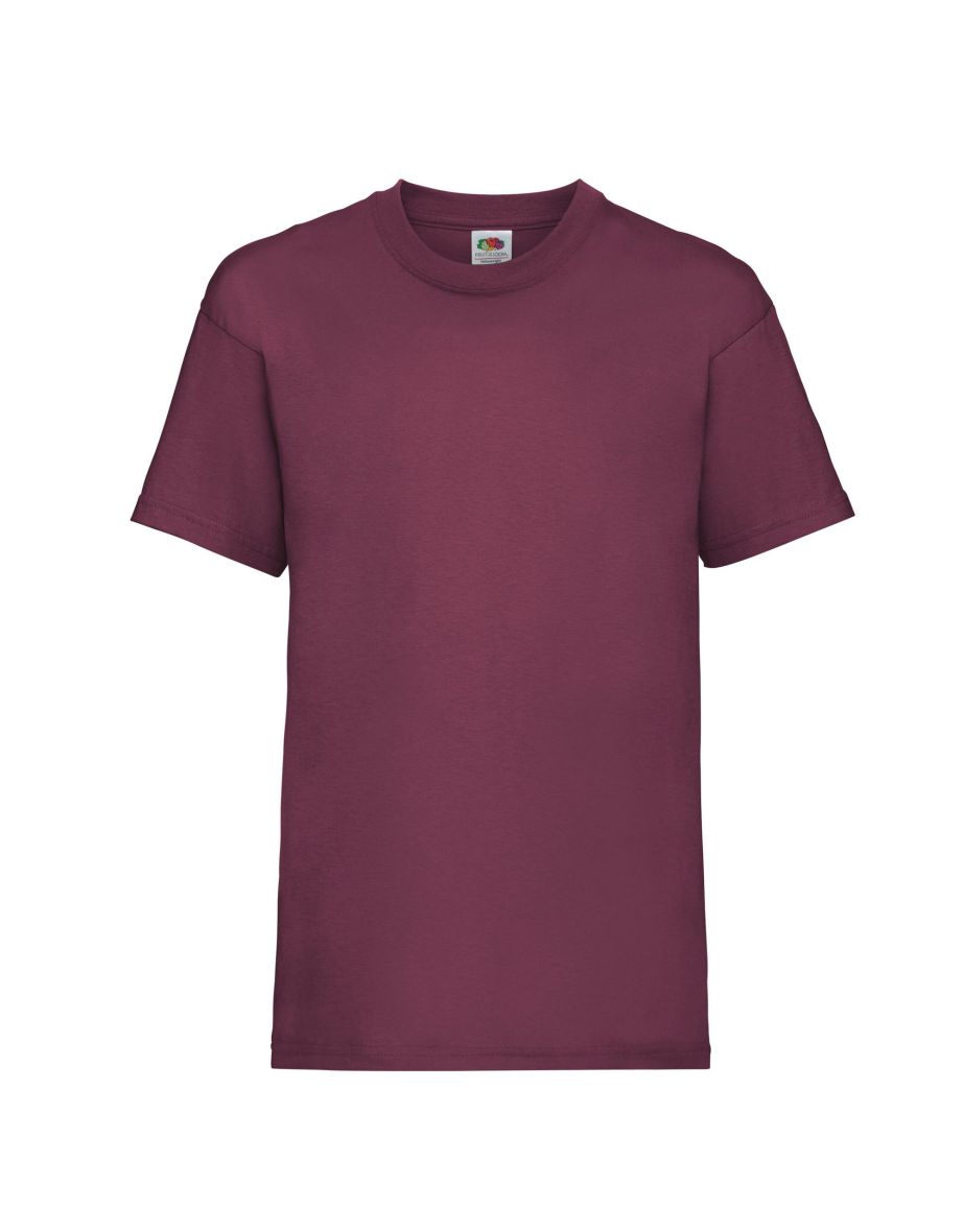 Fruit of the Loom Childrens/Kids Value T-Shirt - Burgundy