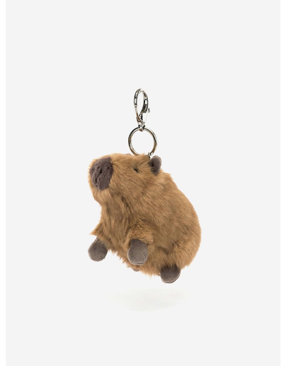 Clyde Capybara Bag Charm in Brown (14cm) - 4