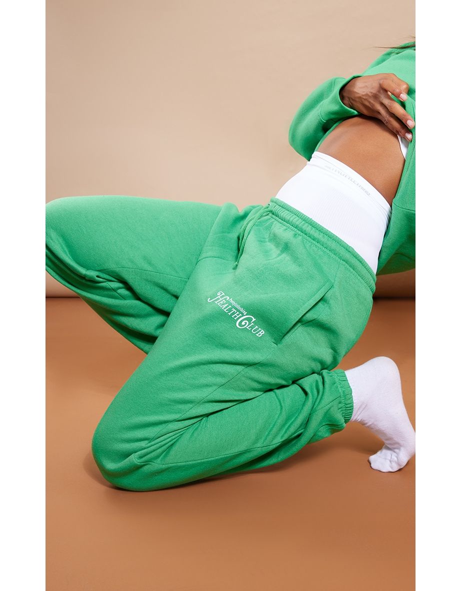 Bright green joggers hot sale