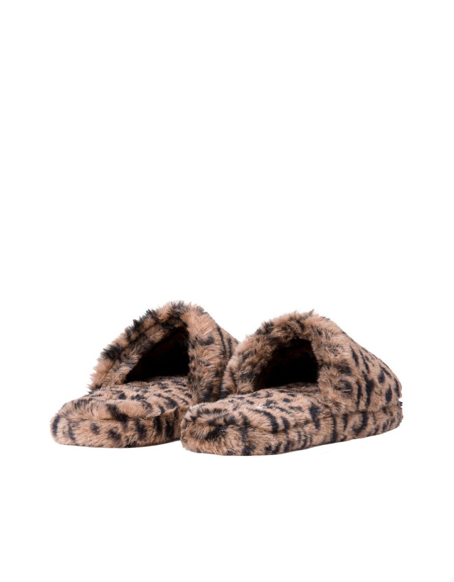 Recycled Leopard Print Slippers - 3
