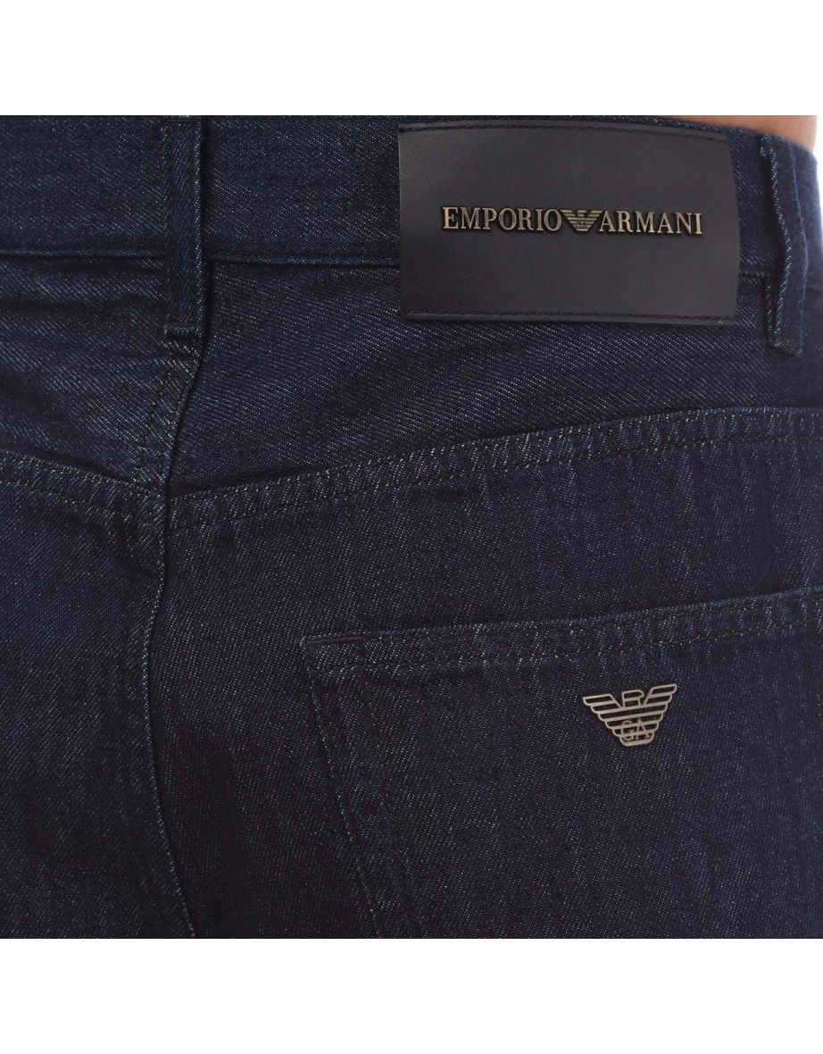 Men's Armani J25 Loose-Fit Jeans in Blue - 2