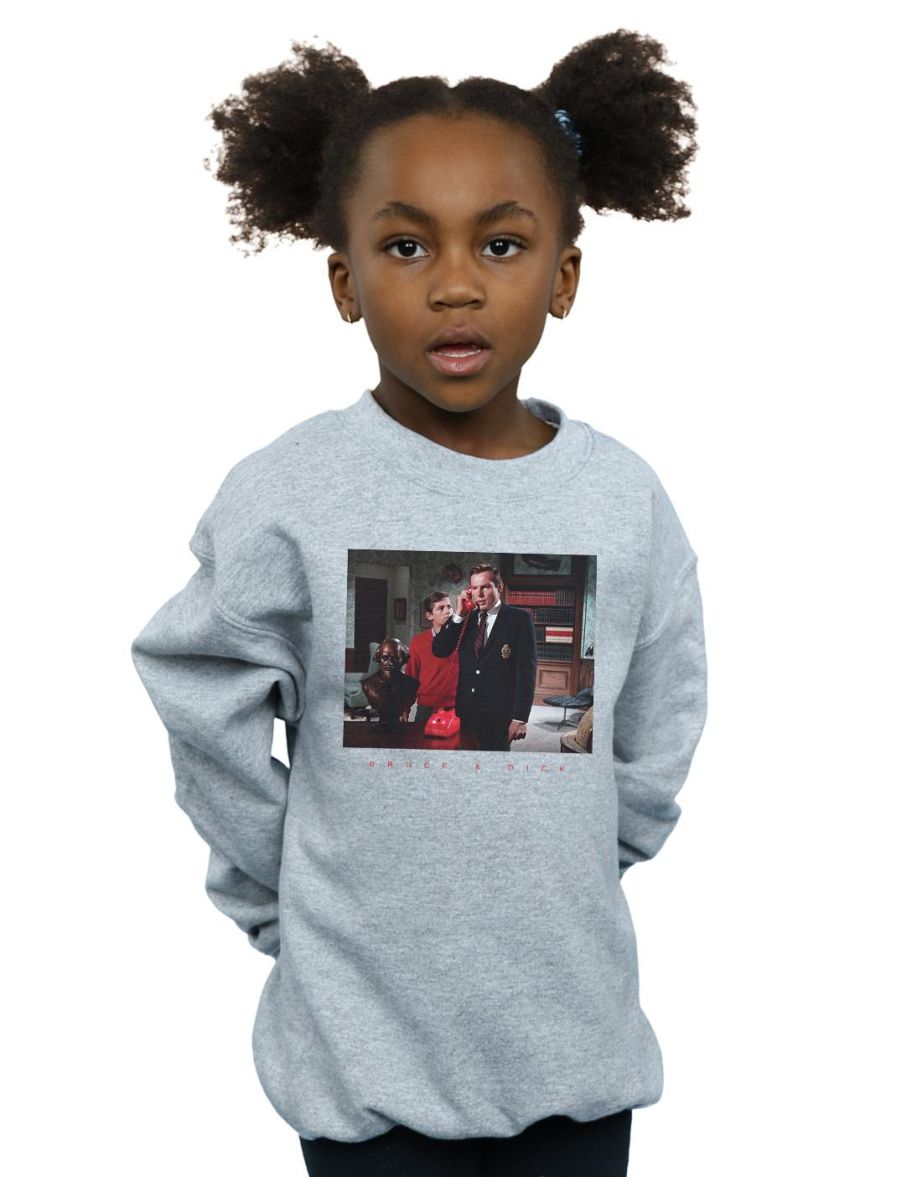 DC Comics Girls Batman TV Series Bruce & Dick Photo Sweatshirt