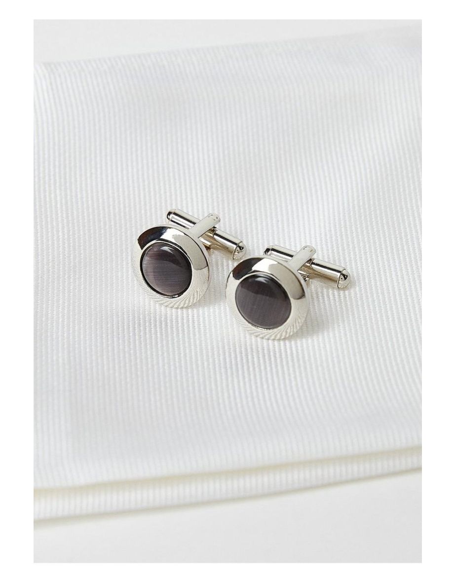 Bow Tie, Silk Pocket Square And Cufflink Set - 3