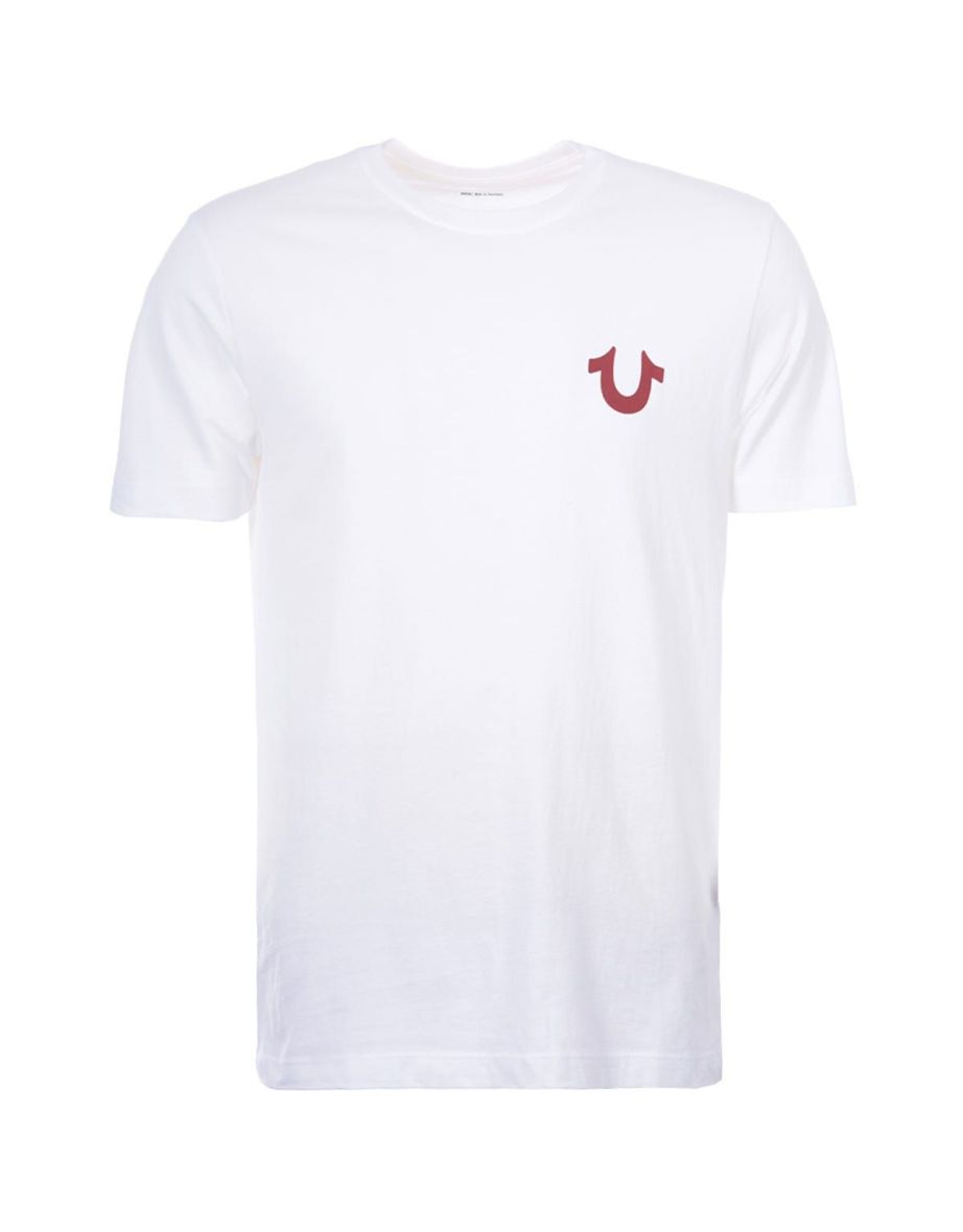 Men's True Religion TRD Crew Neck T-Shirt in White