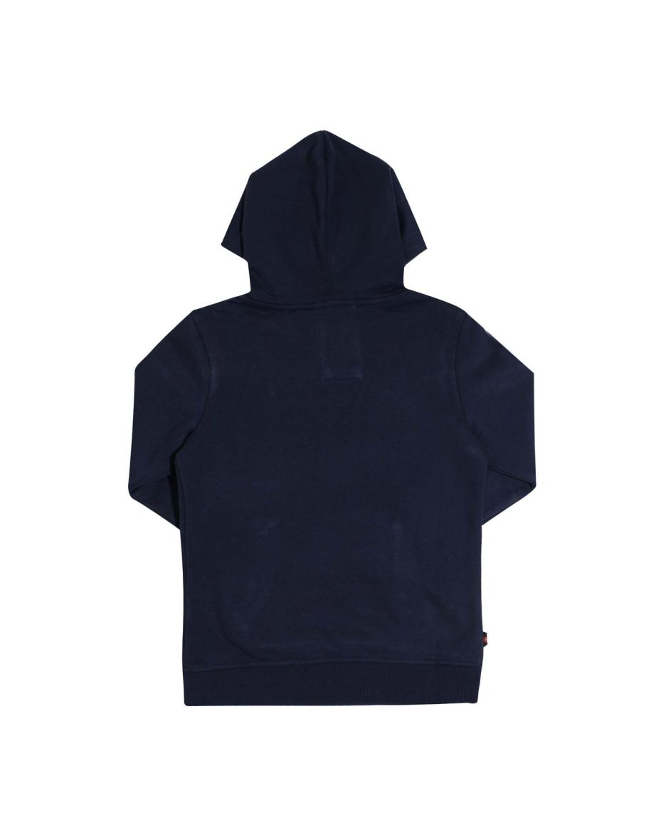 Boy's Luke 1977 Juniors Sneakerfreak Overhead Hoodie in Blue - 1