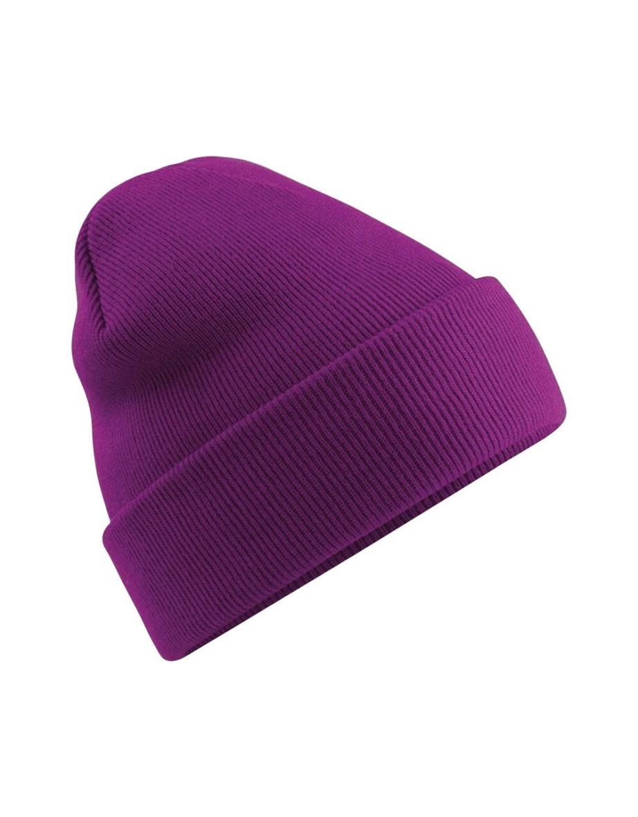 Beechfield Soft Feel Knitted Winter Hat - Magenta