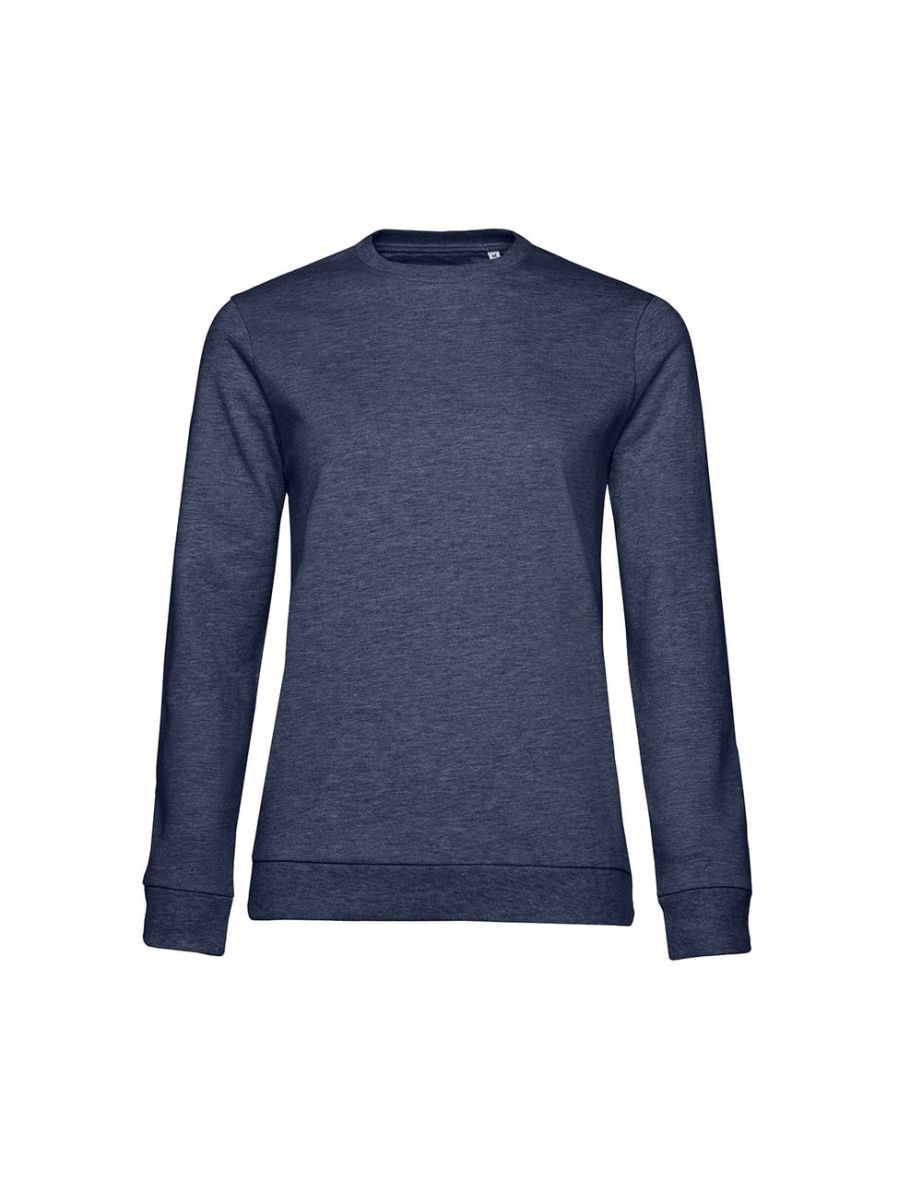 B&C Womens/Ladies Set-in Sweatshirt - Navy Heather