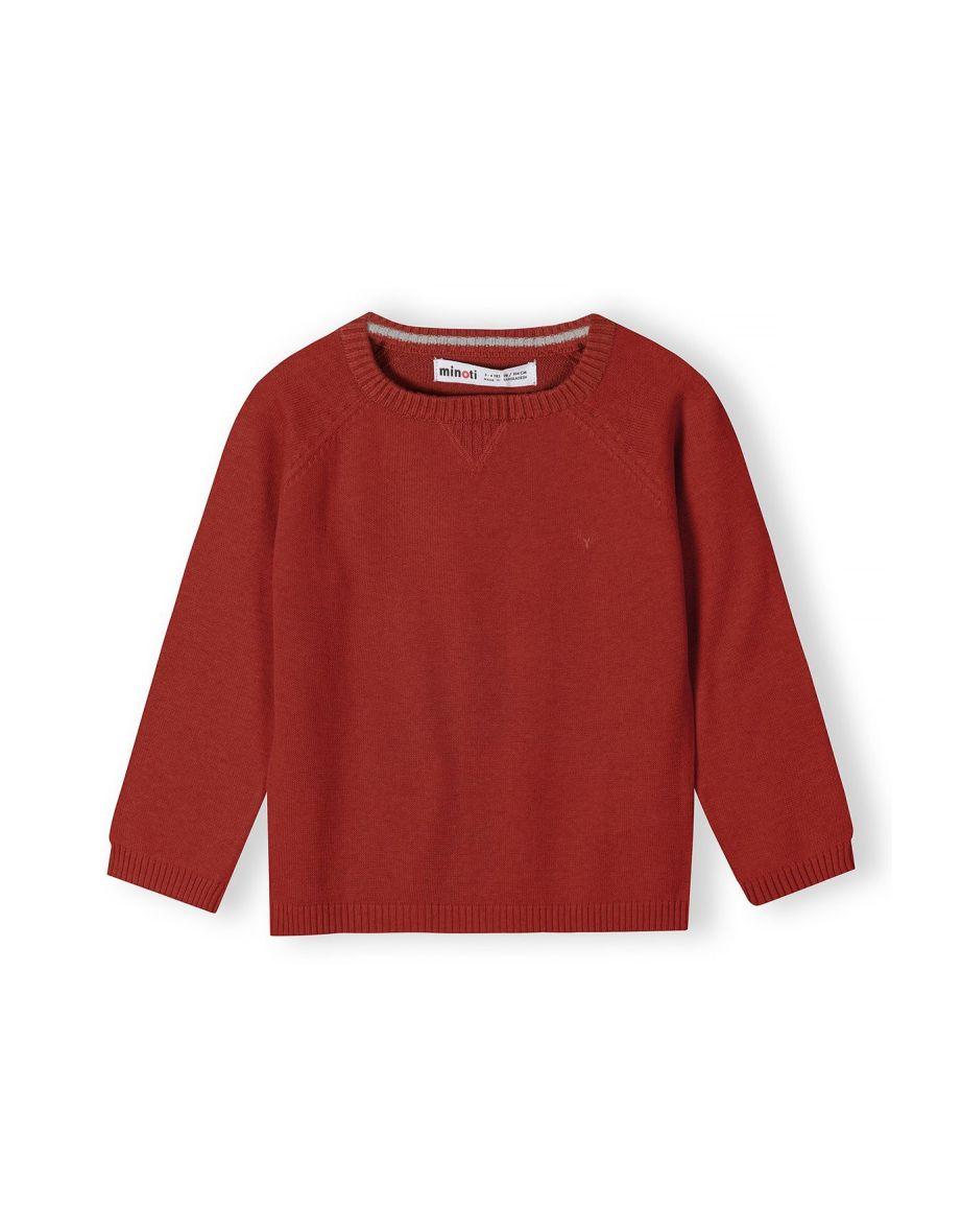 Boys Knitted Crew Neck Jumper