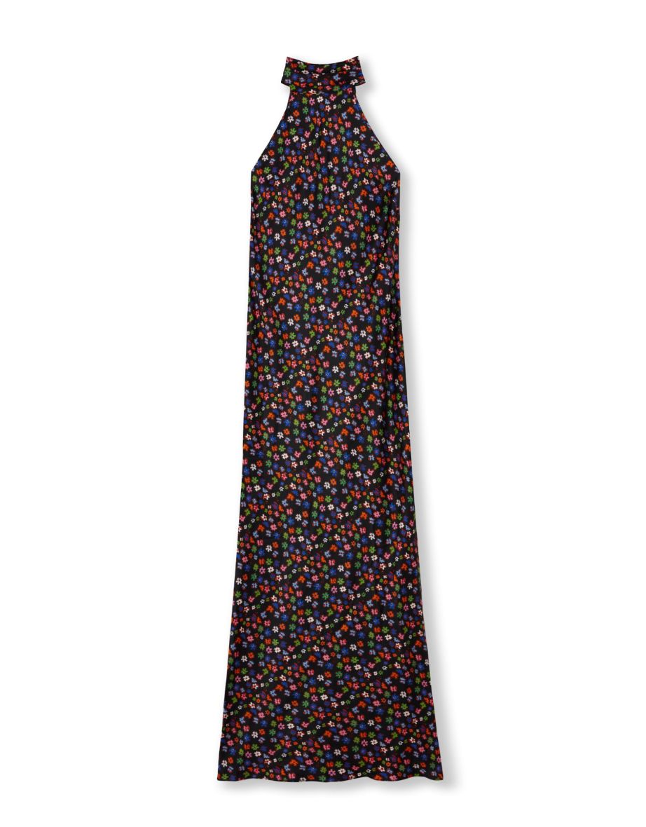 High Neck Maxi Dress / "Aurora" - 10