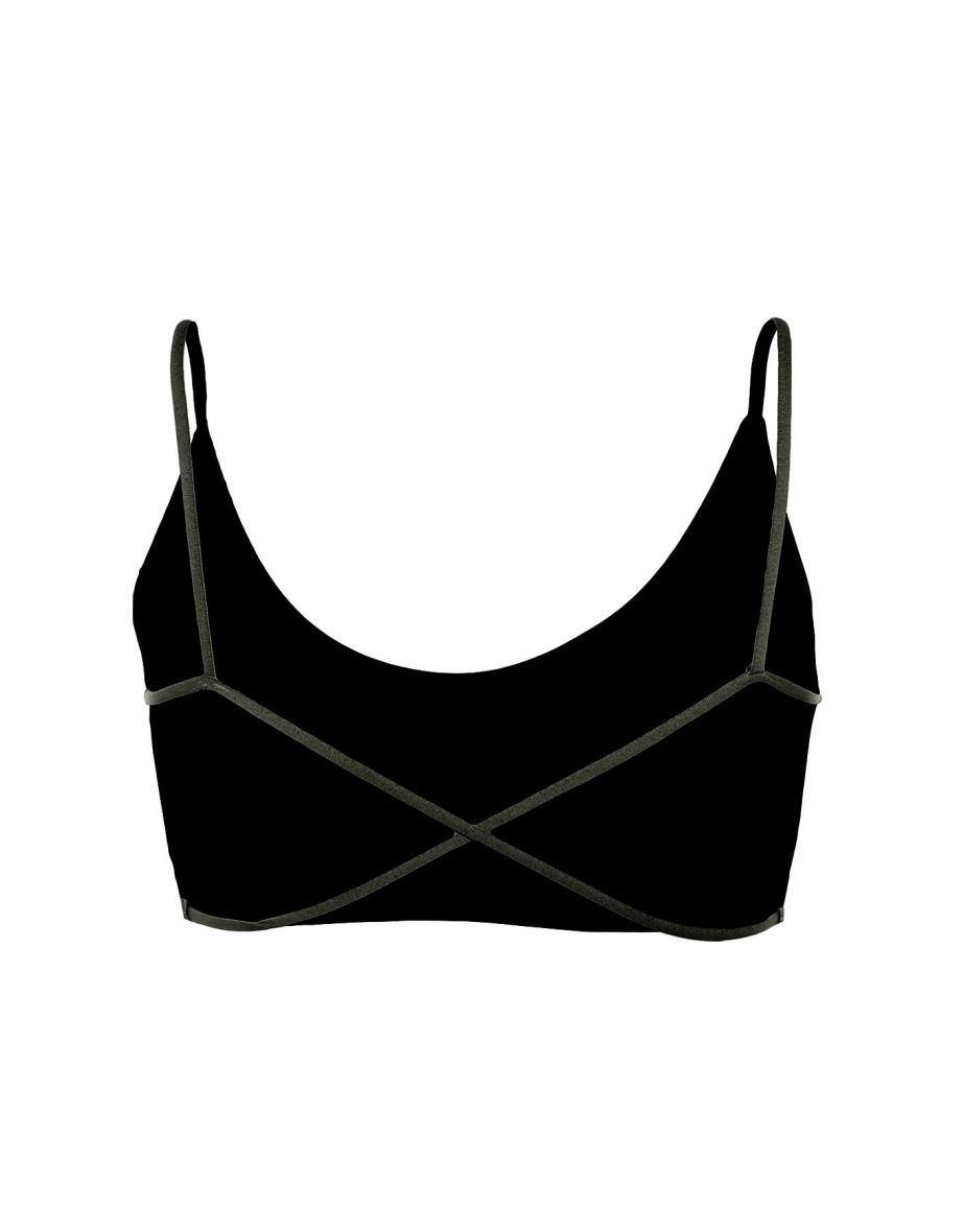 Bra - Gray - Plain