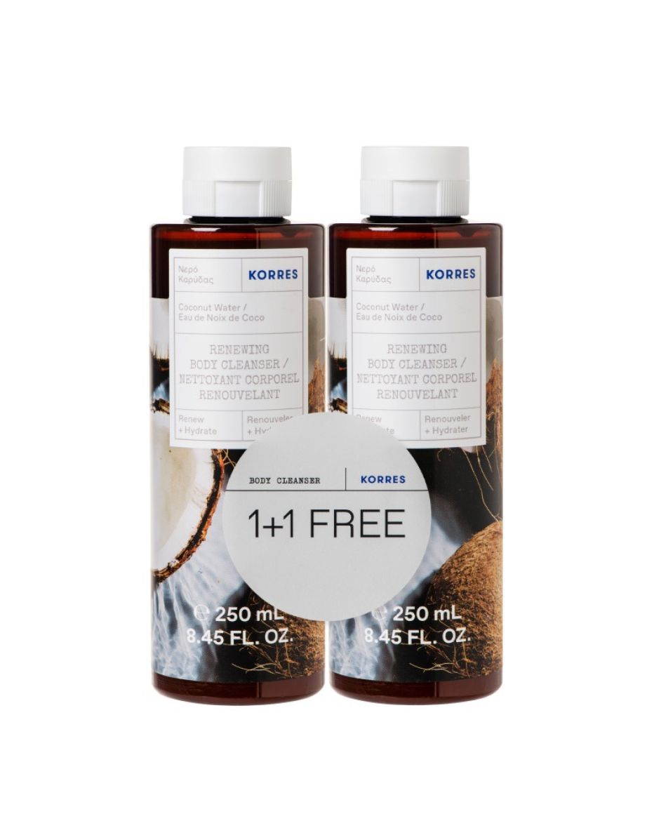 Korres Coconut Water Body Cleanser Double Pack 250ml