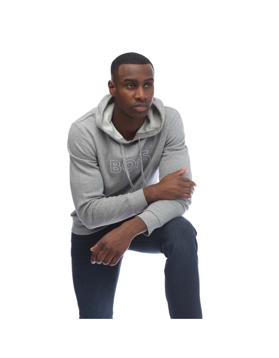 Men's Boss Limited Hoodie in Grey - 3