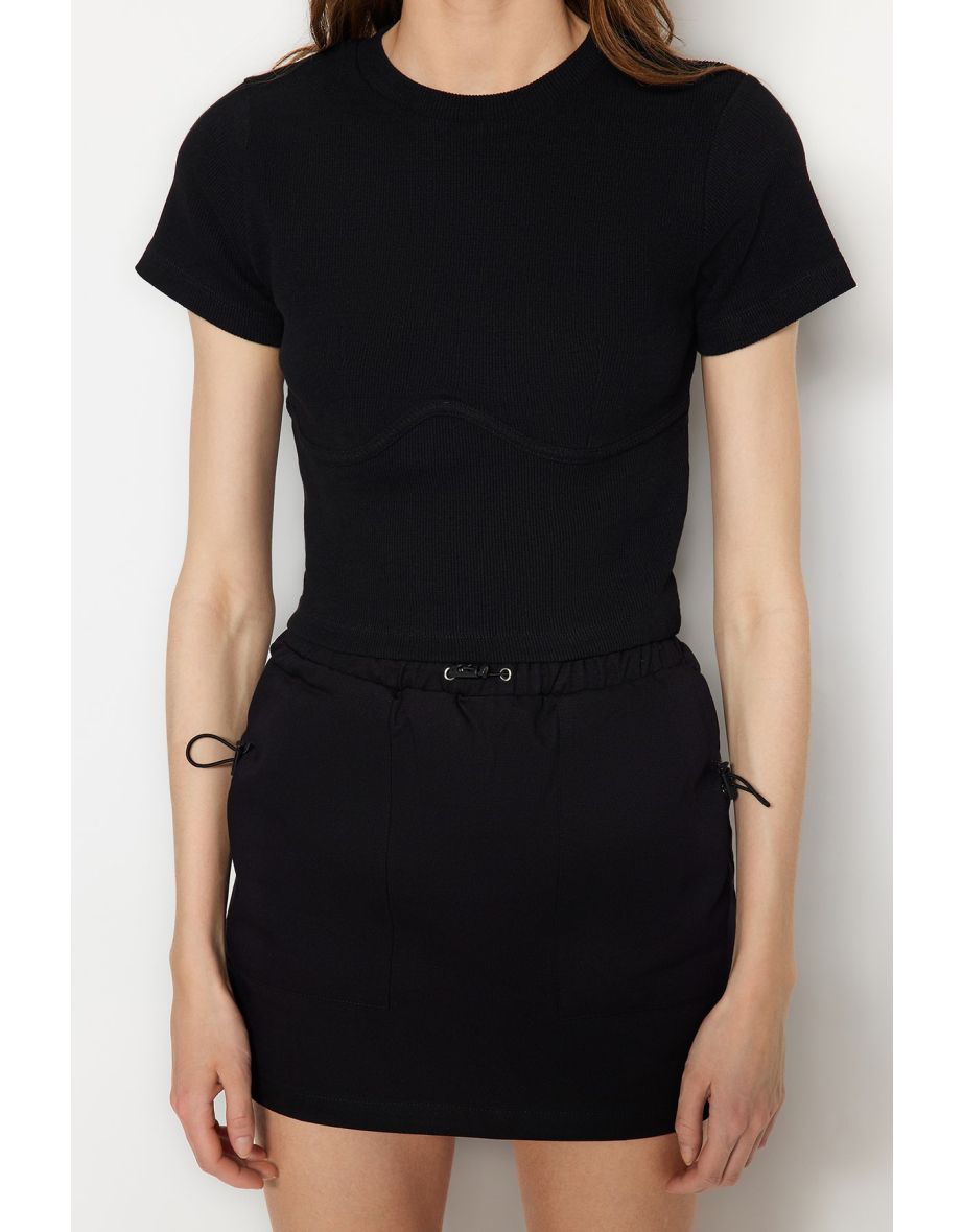 Blouse - Black - Regular fit - 5