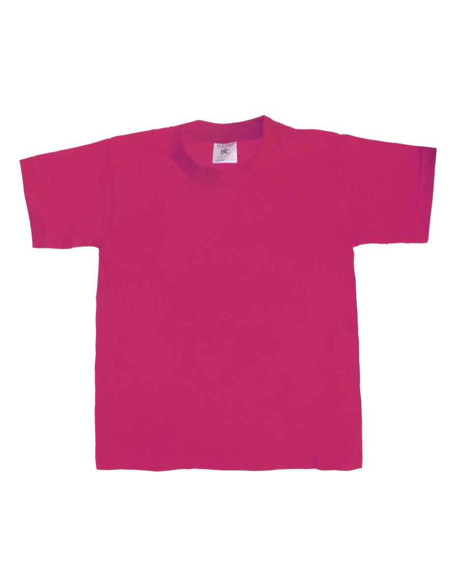 B&C Kids/Childrens Exact 190 Short Sleeved T-Shirt - Sorbet - 1