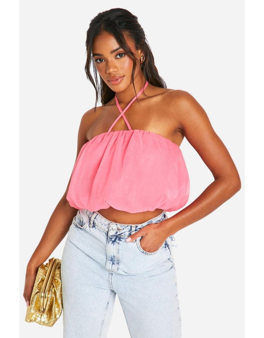 Hot pink tube top best sale