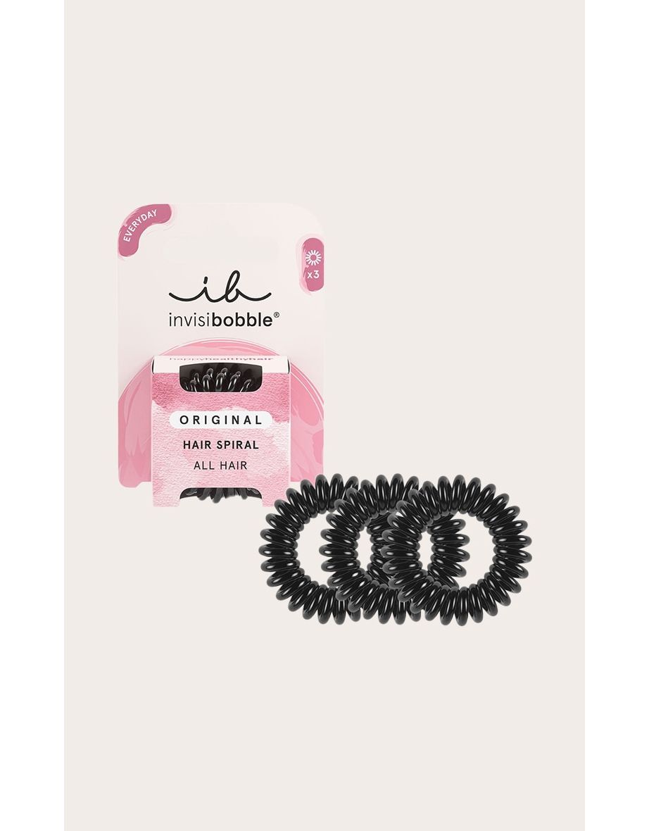 Invisibobble Original True Black Spirals 3 Pack