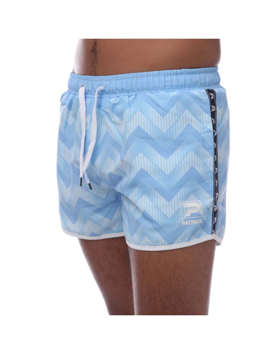 Men's Patrick Steven 3 Inch Swim Short in Blue