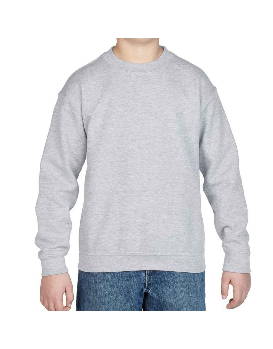 Gildan Childrens/Kids Heavy Blend Drop Shoulder Sweatshirt - Sports Grey