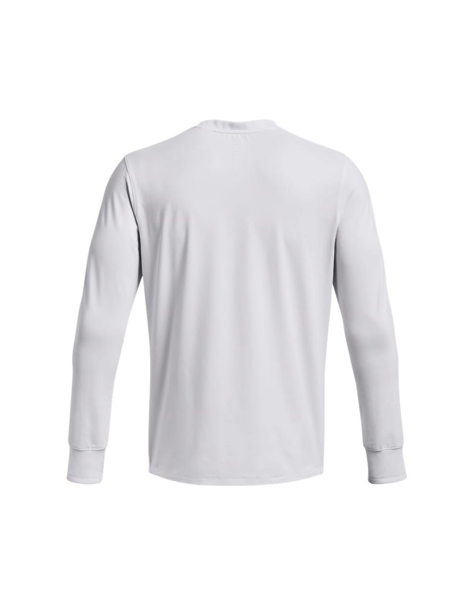 Men's Under Armour Run Like A... Long Sleeve Warmup Top in White - 1